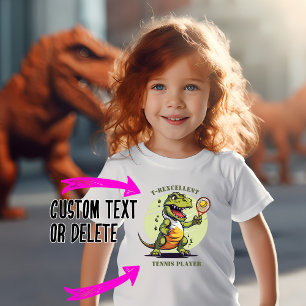 🎾🦕T-Rexcellent Tennis Player T-Shirt