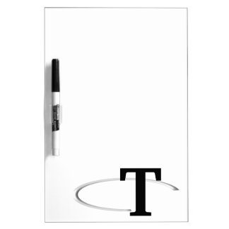 T Ring Monogrammed Dry Erase Board