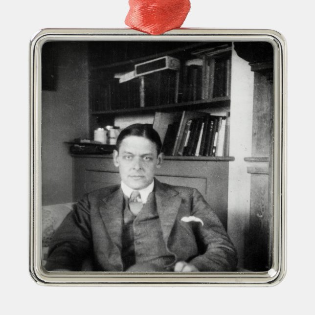 T.S. Eliot Metal Ornament (Front)