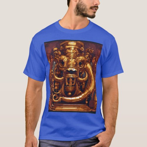 T_Sh Echoes of Wisdom Vintage Brass Horn _ Piirt T_Shirt