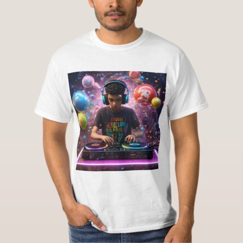 T_ShiGroove in Style DJ_Inspired Printed T_Shirt