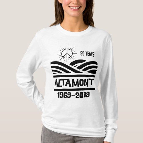 Altamont Speedway Free Concert 1969-2019 50th Anniversary  T-Shirt