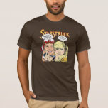 T-Shirt<br><div class="desc">From Elaine Lee & Michael Kaluta's Starstruck, Captain Galatia 9 and her pal Brucilla the Muscle strike a blow for ambiguity.</div>