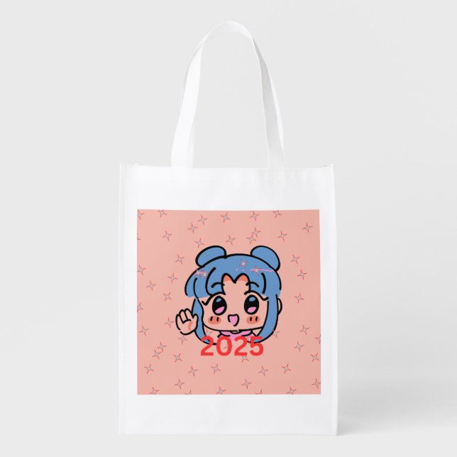 T-shirt 2025 grocery bag (Front)