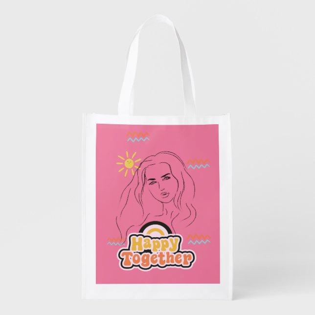 T-shirt 2025 grocery bag (Front)