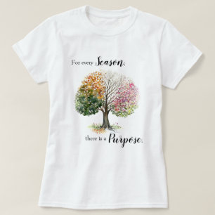 T-SHIRT 4-SEASON TREE WATERCOLOR BIBLE VERSE