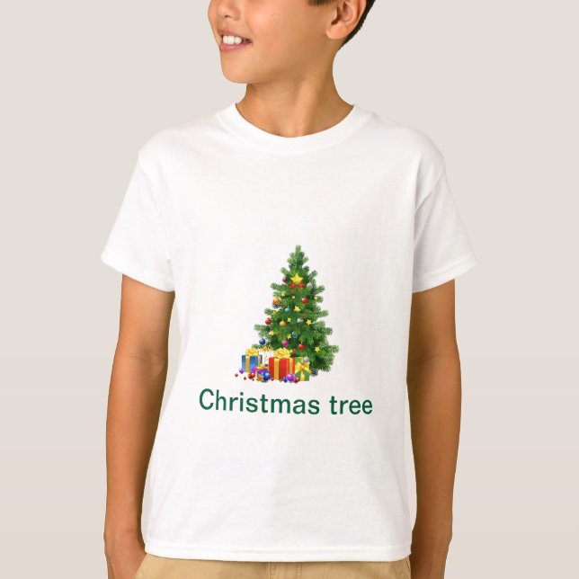 T-Shirt A Festive Celebration of Christmas Trees (Front)