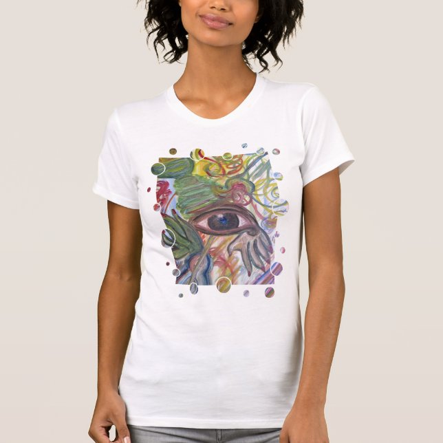 T-Shirt Abstract Art - Music In My Mind (Front)