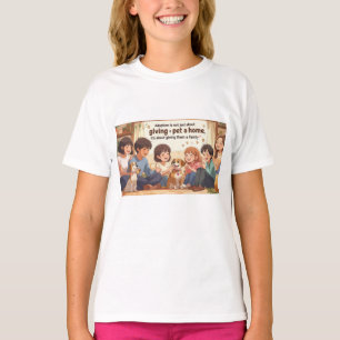 T-Shirt-Adoption T-Shirt – "Giving a Pet a Family"