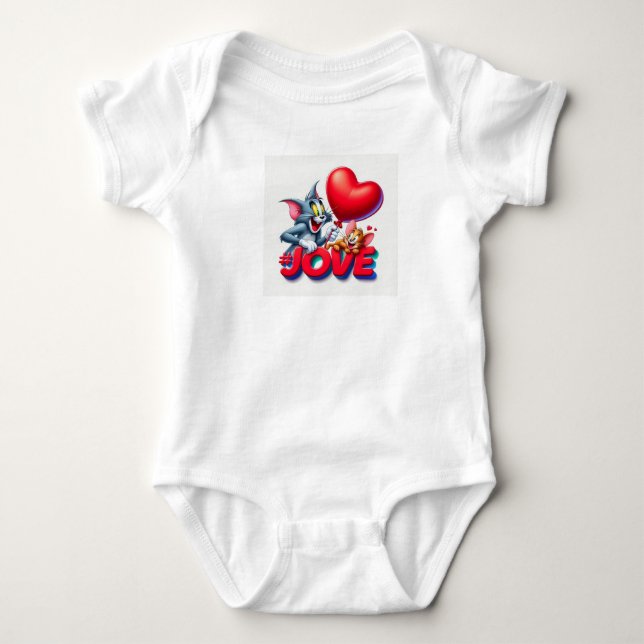 T-Shirt Adorable Baby T-Shirt" . "Cute Baby Tee" Bodysuit (Front)