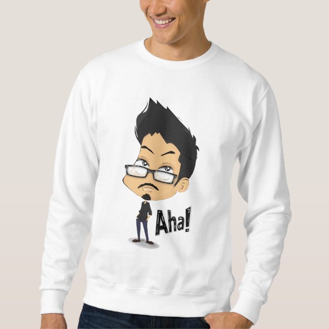 T-Shirt"Aha!" Moment Graphic Sweatshirt | Funny  (Front)