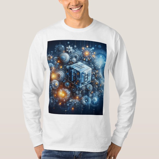 T-Shirt AI x Blockchain Revolution (Front)