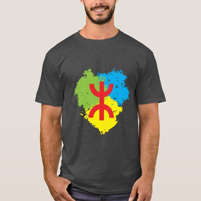 T-shirt Amazigh flag (Front)