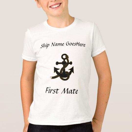 T-Shirt - Anchor, ship name
