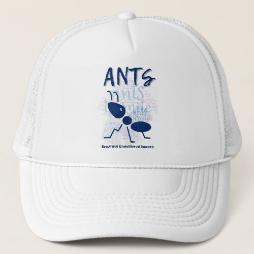 T_shirt AntsBeautiful Endangered Insects Trucker Hat