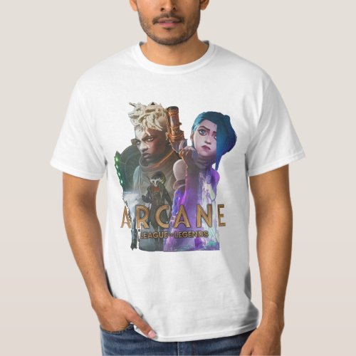 T_shirt  Arcane Jinxs and Ekko 