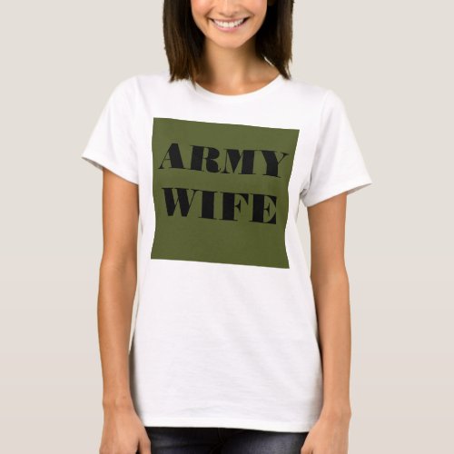 T_Shirt Army Wife