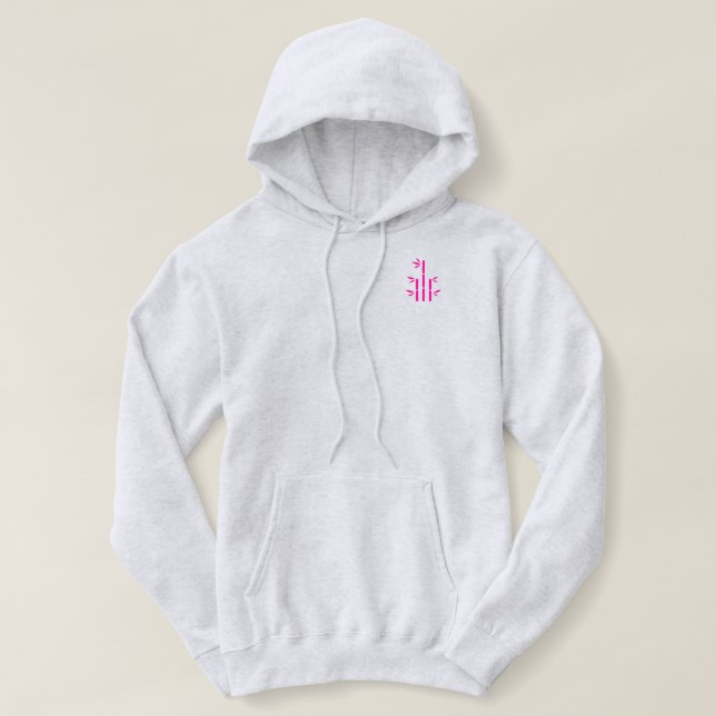 T-Shirt(Ash Vivid) Hoodie (Design Front)