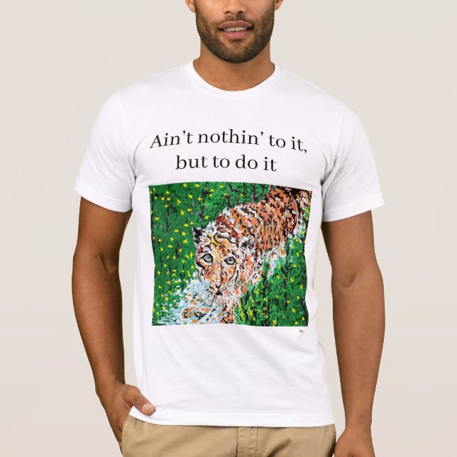 T-Shirt : Athletic , Tiger (Front)