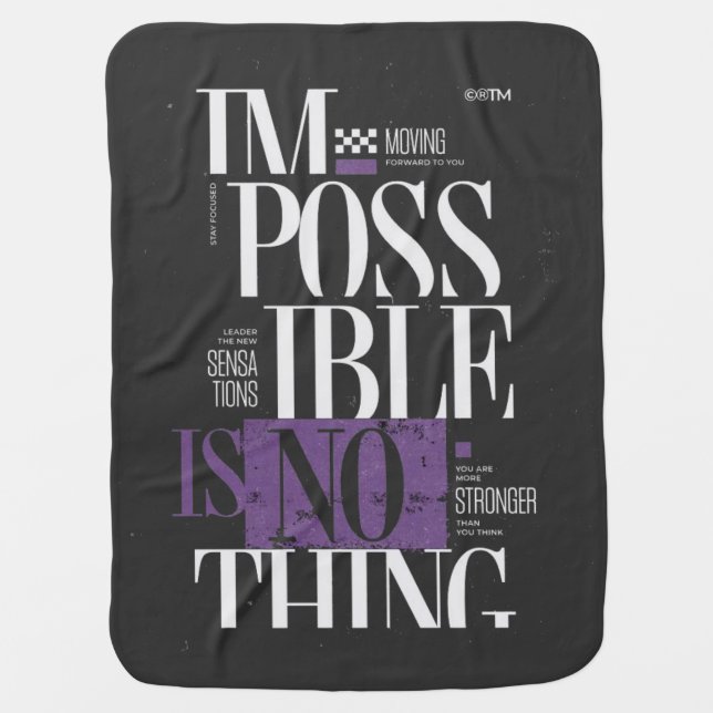 T-Shirt Baby Blanket (Front)