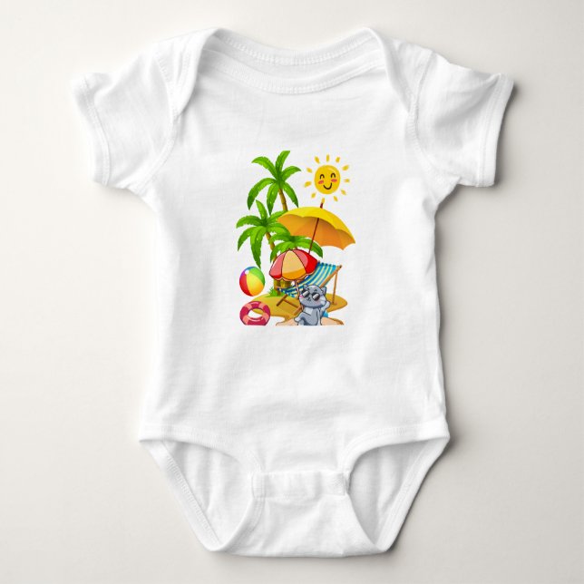 T-Shirt Baby Bodysuit (Front)