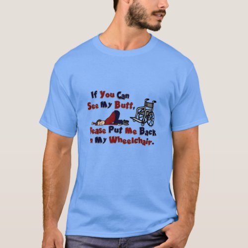 T_Shirt _ Back In Wheelchair