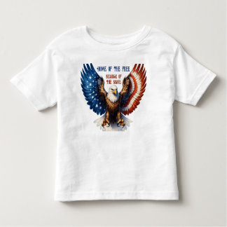 T-Shirt  Bald Eagle and Vibrant Stars and Strips