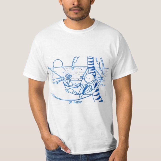 T shirt Be Happy (Front)