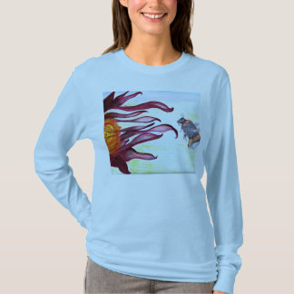 T-Shirt - Bee and Flower Art