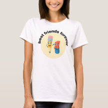 T-Shirt  best friends forever |funny