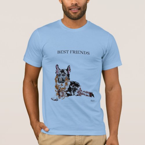 T_Shirt  Best Friends German shepherd