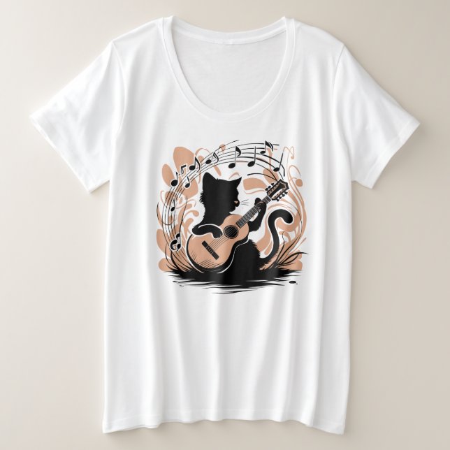 T-Shirt - Black Cat (Design Front)