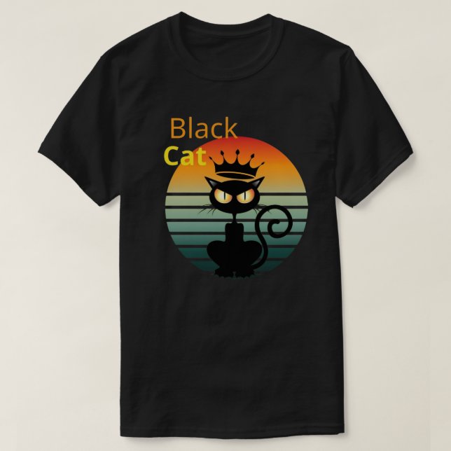T-shirt Black cat 2024 (Design Front)