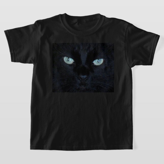 T-Shirt - Black Cat Eyes (Laydown)