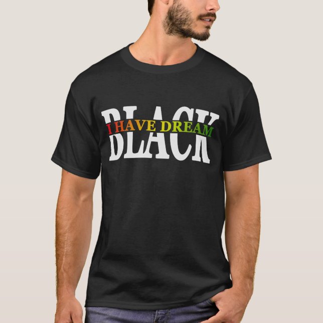 T-shirt Black History month, Martin Luther King Jr (Front)