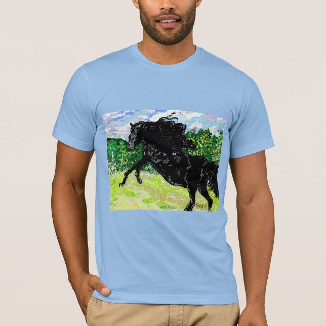 T-Shirt : Black Stallion (Front)
