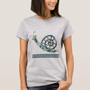 T-shirt - Blue Stone Snail
