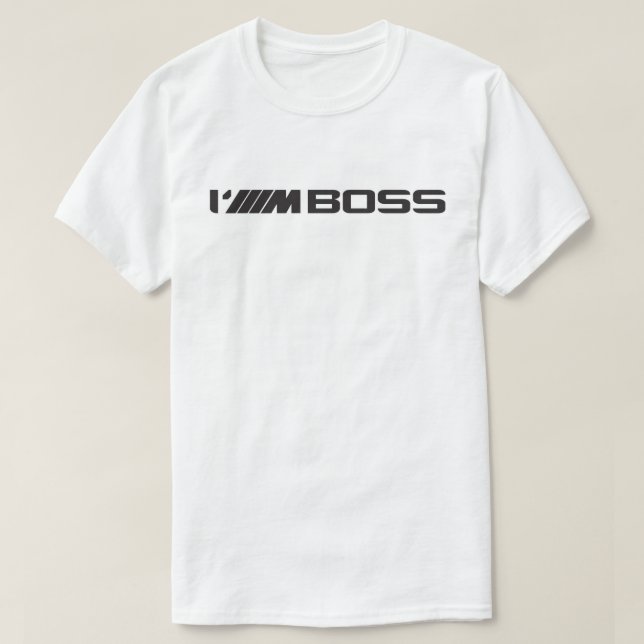 T-Shirt BMW ///M "I'//M BOSS" (Design Front)