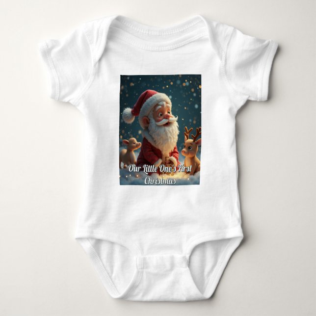 T-shirt body Christmas Baby Bodysuit (Front)