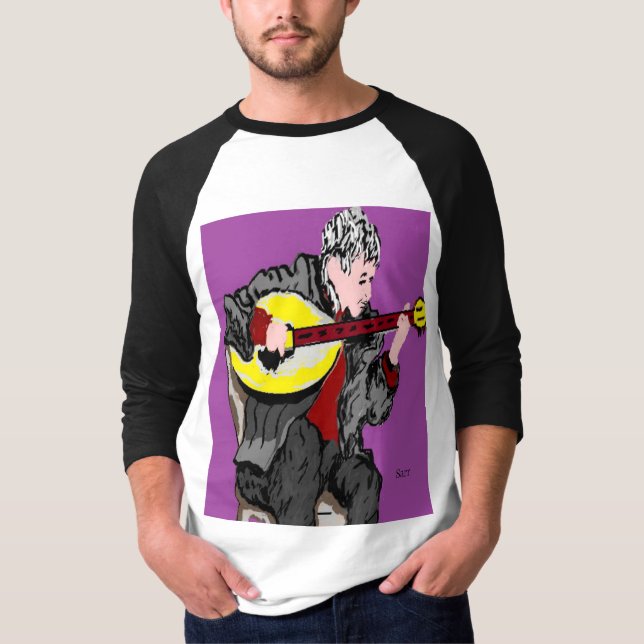T-Shirt : Bouzouki Player (Front)