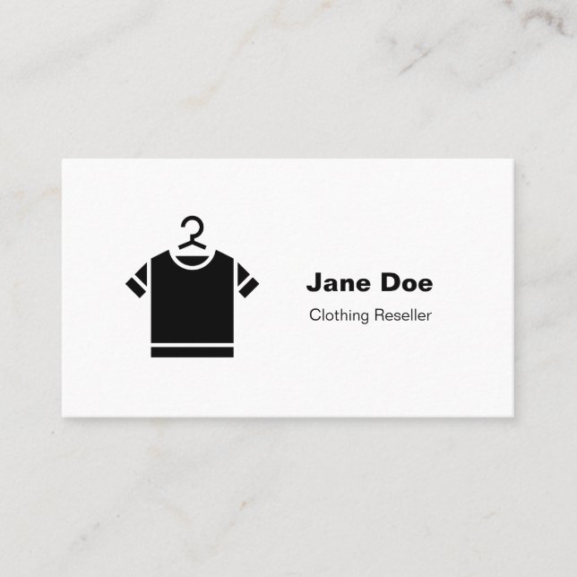 T Shirt Business Card - Customizable (Front)
