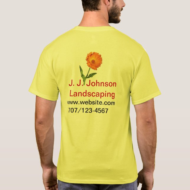 T-shirt - Business Template (Back)