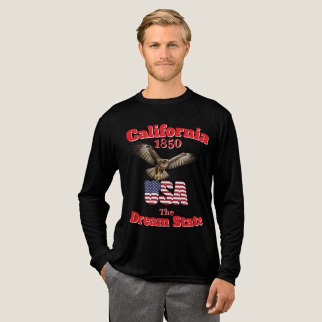 T-Shirt California 1850  Tri-Blend Shirt (Full Front)