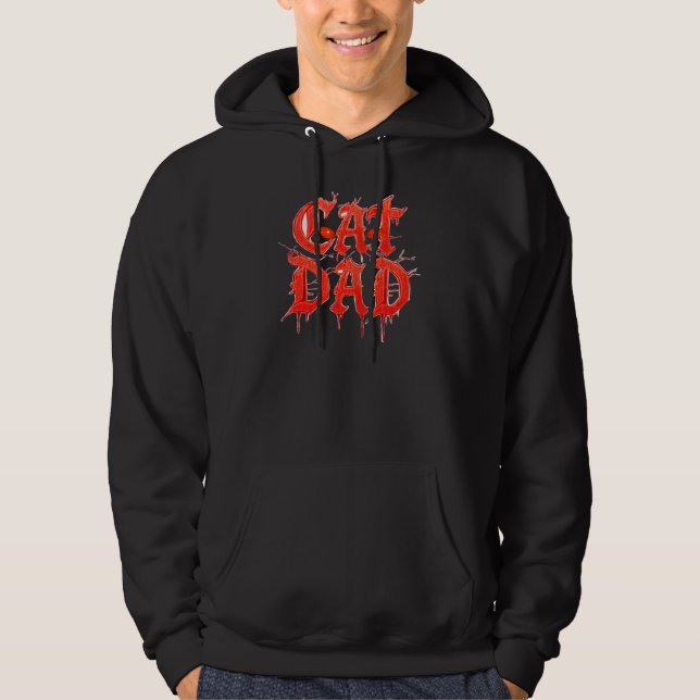 T-Shirt Cat Dad  Hoodie (Front)