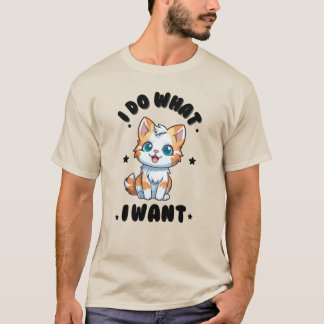 T-shirt Cat: Do What You Want in a Unique Style