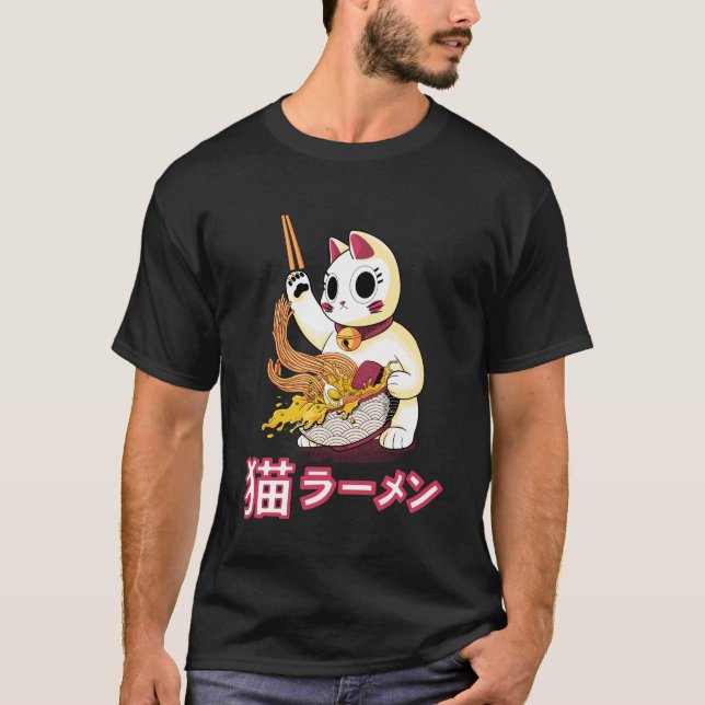 T-Shirt Cat Ramen (Front)