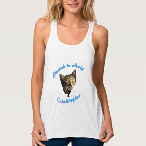 T_Shirt cats stretch Tee to avoid catastrophes