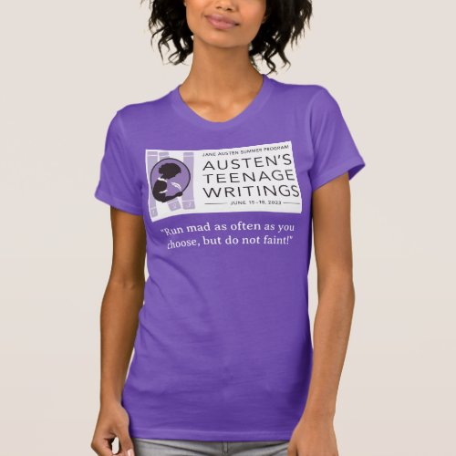 T_Shirt celebrates Jane Austens youthful writings