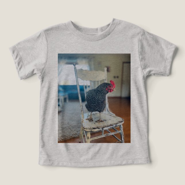 T-Shirt Chicken on a Chair Toddler T-shirt (Design Front)
