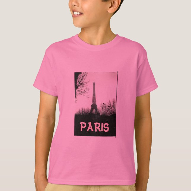 T-Shirt,Child/Eiffel Tower T-Shirt (Front)